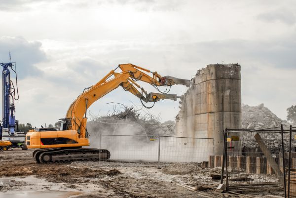 Silo Demolition in Scottsdale
